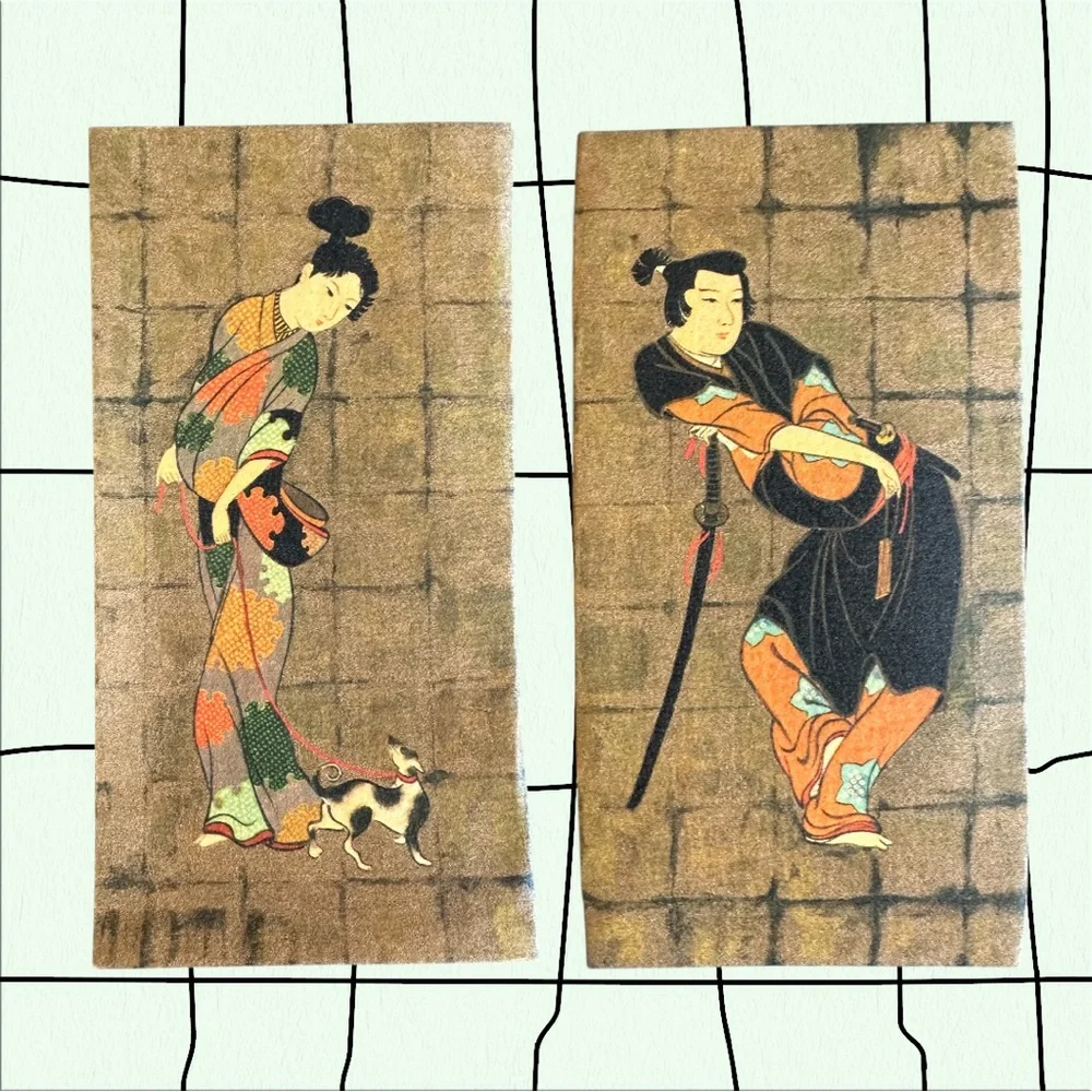 Vintage Japanese Paper Portfolio/Wallet